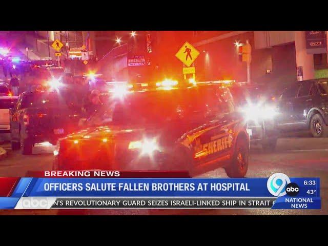 Two officers killed in shooting in Town of Salina