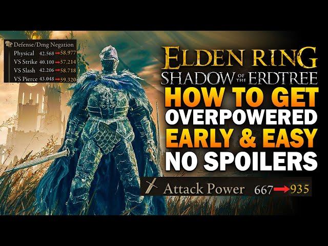 Get OP EARLY! Elden Ring Shadow Of The Erdtree BEGINNERS GUIDE!