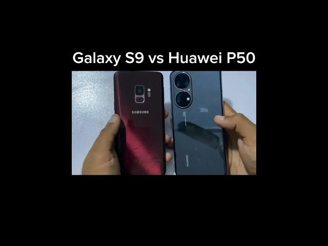Galaxy S9 vs Huawei P50 BOOTUP TEST