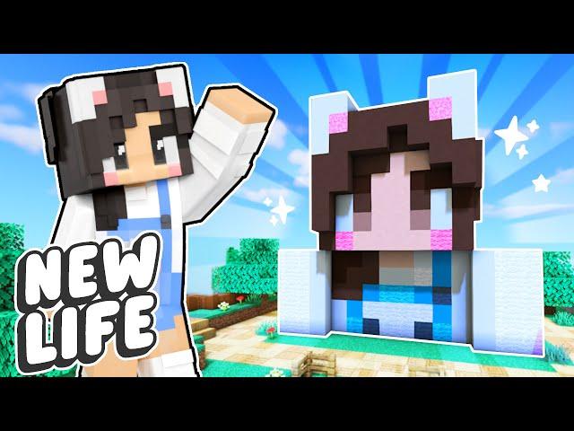 Decorating My House + Building a THEME PARK! Minecraft New Life SMP #2