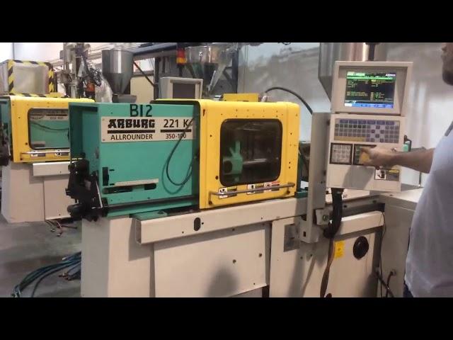 8068701 2000 Arburg 221K-175-350 40 Ton 2.09 oz Shot Size Plastic Injection Molding Machine