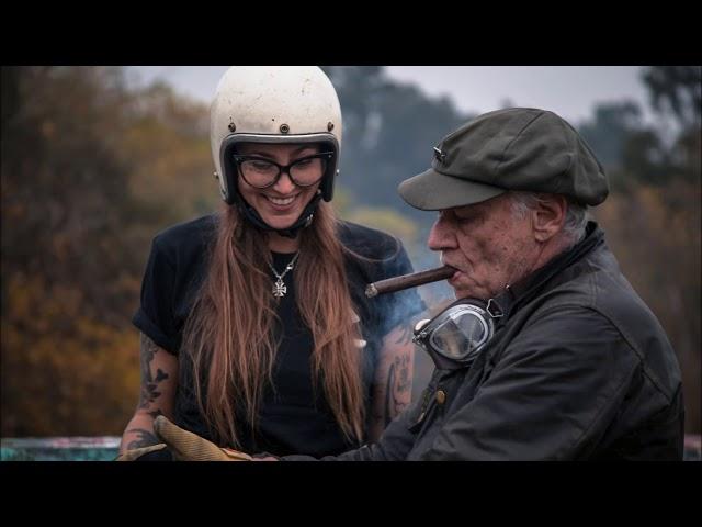 Nina & I, Inked Iron & Brit. bike photo shoot