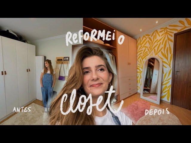 REFORMEI O CLOSET E FIZ OS MÓVEIS POR CONTA PRÓPRIA | JHENNY KELLER