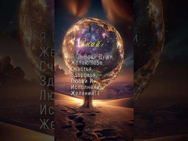 Я желаю тебе...   #для тебя #длядуши #пожелание #жизнь #отношения