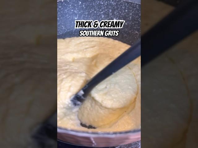 THE BEST THICK & CREAMY GRITS | SOUTHERN GRITS  #grits