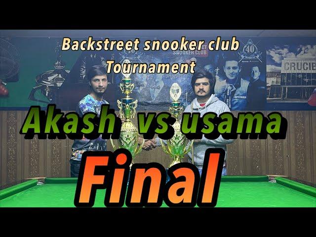 Big final |Aakash rafique| vs |Raees Ali usama |