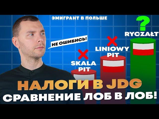 ИП в ПОЛЬШЕ 2024! Налоги для ИП! Выбираем самую ПРИБЫЛЬНУЮ форму JDG в Польше для БИЗНЕСА!