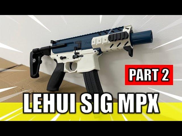 EP342 - LEHUI SIG MPX Part 2 (Review & FPS Testing) - Blasters Mania