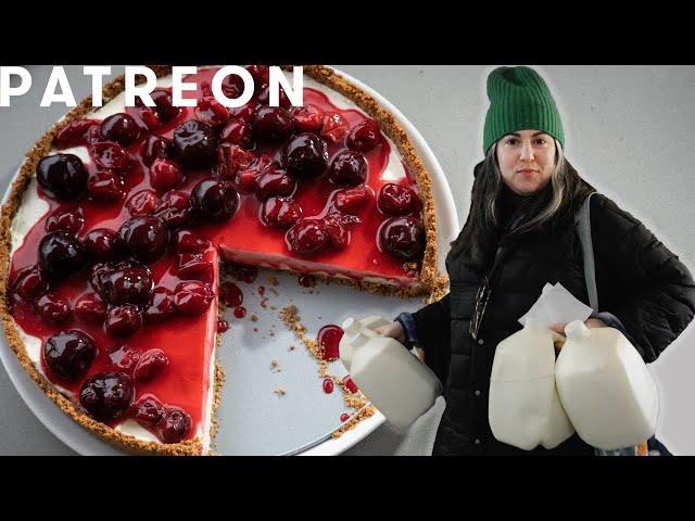 Claire Saffitz No-Bake Cheesecake with Homemade Cheese | Patreon Recipe