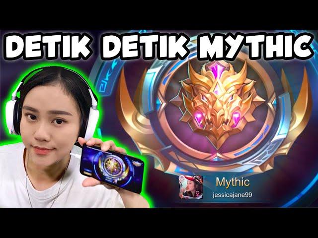 Detik-Detik Mythic, Jessica Nekat Solo Rank! - Mobile Legends