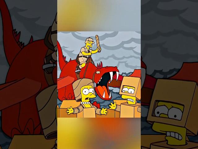 Bart and Lisa's Box Battle  #simpsons #shorts