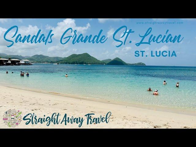 Resort Walk Through Sandals Grande St. Lucian