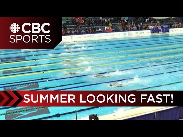 Summer McIntosh wins 100m freestyle for 2nd gold medal at Canadian Swimming Open | CBC Sports