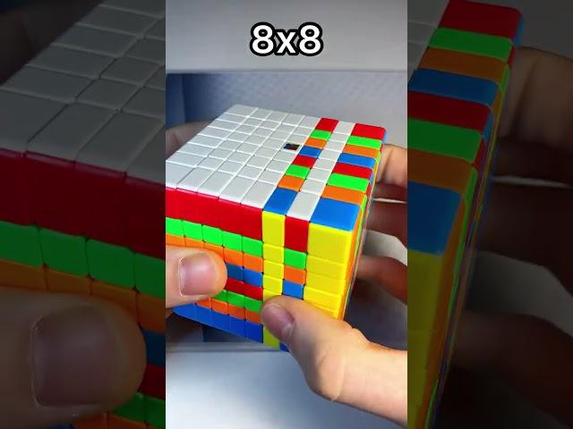 EVERY Rubik’s Cube From 1x1 to 17x17  #shorts