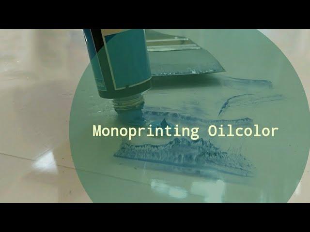 Monoprinting | Oil Color on Paper  | Suses Art