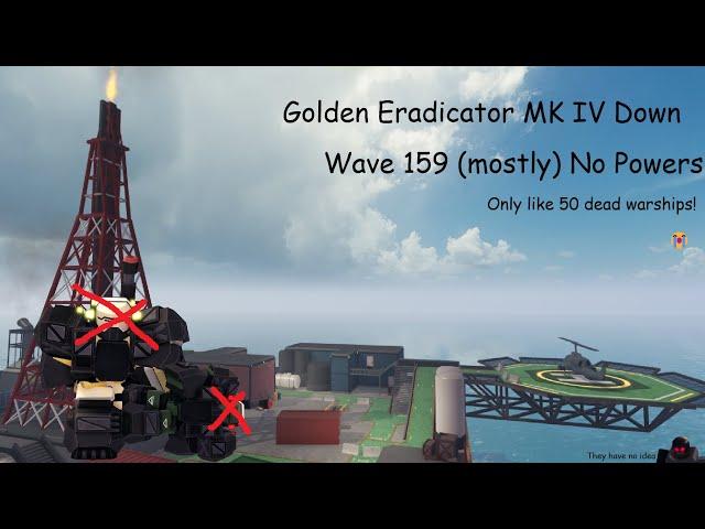 TDX Endless Wave 159 - Golden Eradicator MK IV Fight