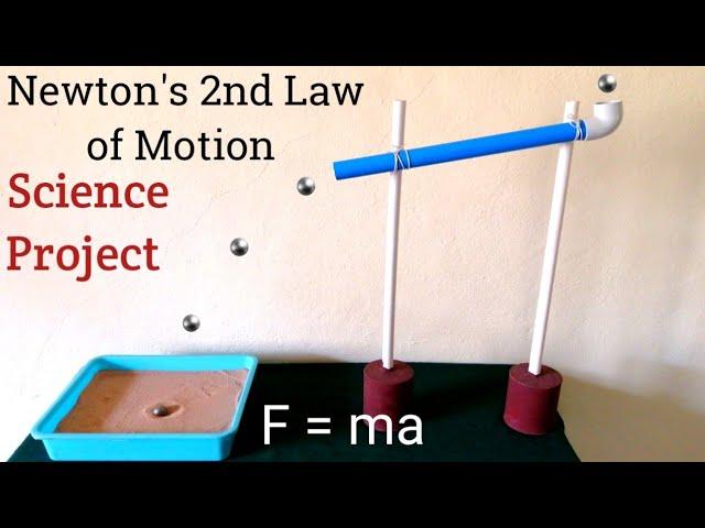 Newton's Second Law of Motion Experiment | Newton's Second Law Experiment | Science Projects