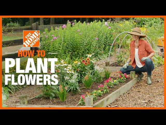 How to Plant Flowers | Gardening Tips and Projects | The Home Depot