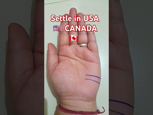 revealing the secrets of settlement in USA CANADA  #foreign settle sign in hand #nisha 21st July