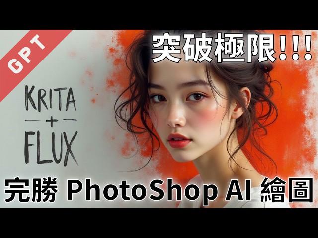 [字幕版] 突破極限! 完勝Photoshop AI 繪圖! Krita + FLUX #廣東話 #flux #Krita  #comfyui #ai繪圖 #aiart