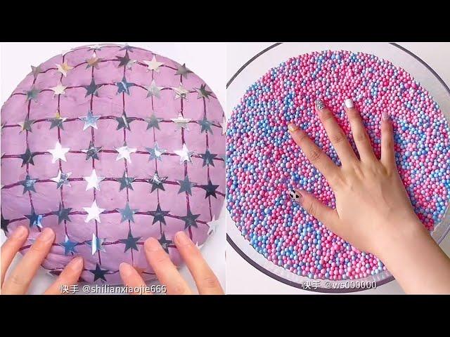 Relaxing and Satisfying Slime Videos #710 //Fast Version // Slime ASMR //