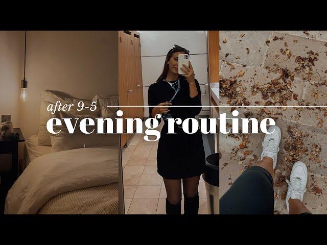 PRODUCTIVE FALL EVENING ROUTINE | cosy and realistic night routine after busy 9-5