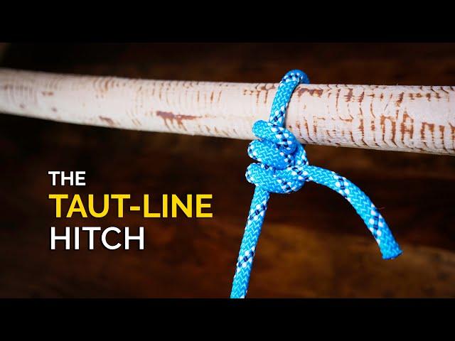 How to Tie the Taut Line Hitch Knot in UNDER 60 SECONDS!! | How to Tie a Hitch Knot