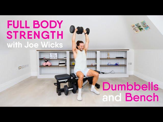 45 MINUTE FULL BODY STRENGTH WORKOUT!!  | Joe Wicks Workouts