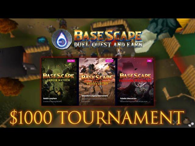 First CRYPTO RSPS?! $1000 Tournament TODAY! BaseScape RSPS