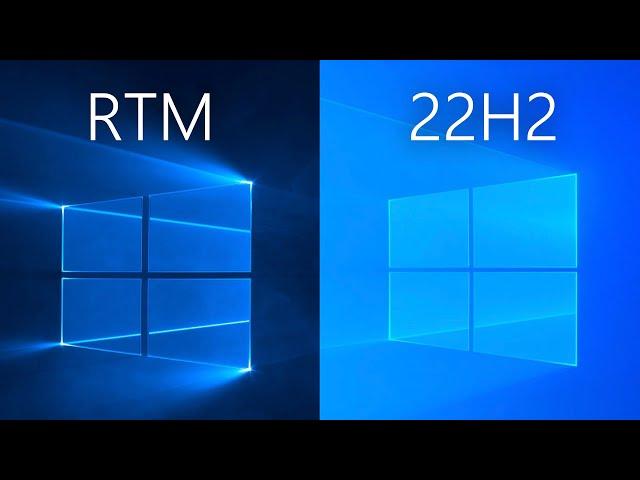 Windows 10 RTM vs 10 22H2!