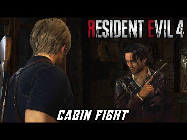 Resident Evil 4 Remake - Cabin Fight [No Damage | Hardcore]