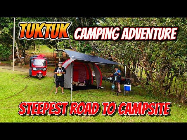 NAPAATRAS ANG TUKTUK SA SOBRANG TARIK NG DAAN | First Tuktuk Camping Adventure of 2025