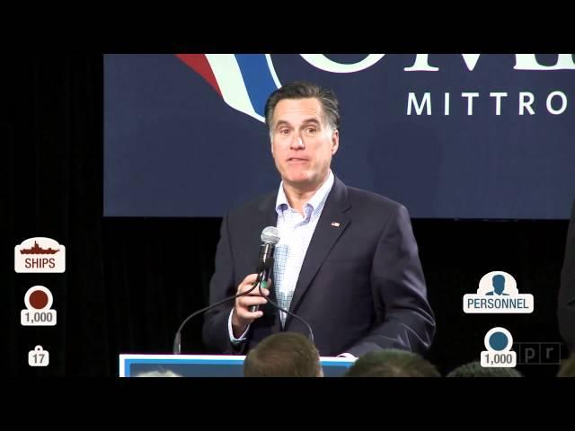 Pop-Up Politics: Mitt Romney's Iowa Stump Speech