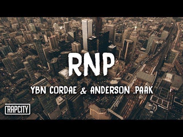 YBN Cordae - RNP ft. Anderson .Paak (Lyrics)