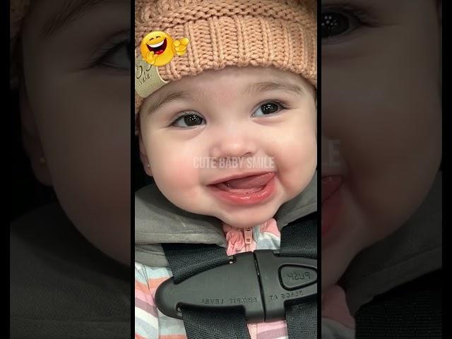 cute baby smile