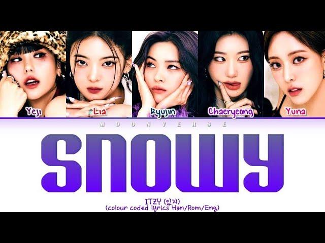 ITZY (있지) 'SNOWY' (Color Coded Lyrics)