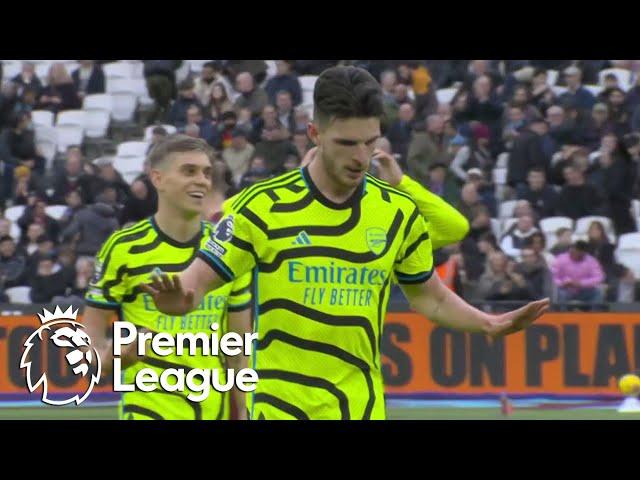 Declan Rice's screamer gives Arsenal 6-0 lead against West Ham | Premier League | NBC Sports