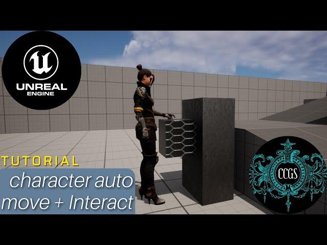 Player Character Auto Move And Interact - Unreal Engine 5 Tutorial #unrealengine #ue5 #unrealengine5