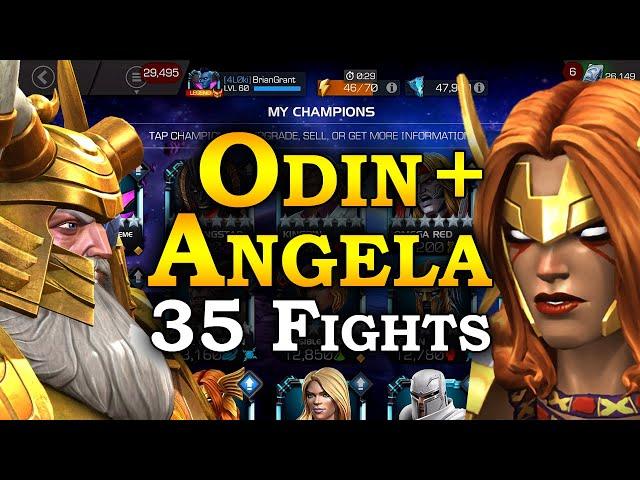 Angela + Odin Synergy = Stronger Every Fight | Marvel Contest of Champions