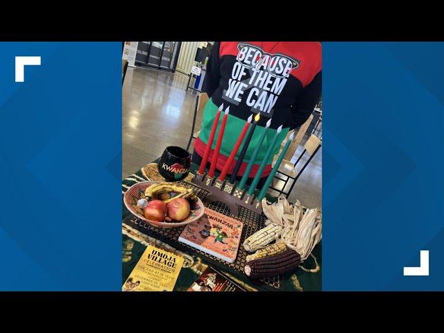 Indianapolis celebrates first day of Kwanzaa with downtown event; Here's the table setup