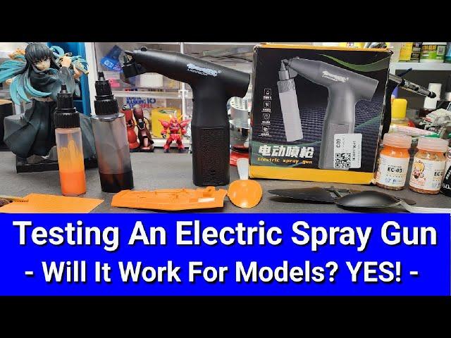 Testing An Electric Spray Gun - Will It Work For Plastic Models?