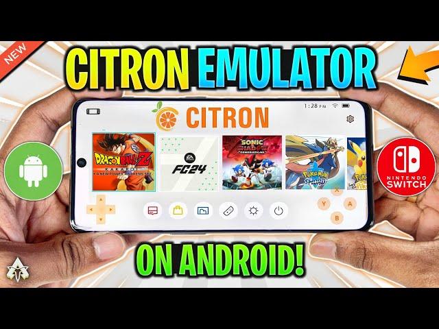  TESTING CITRON EMULATOR ANDROID - SETUP & GAMEPLAY | NEW NINTENDO SWITCH EMULATOR