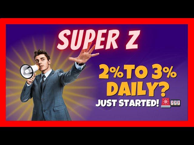 NEW High Yield Platform ALERT!   2% to 3% In Daily Returns But There Is More  Super Z Review