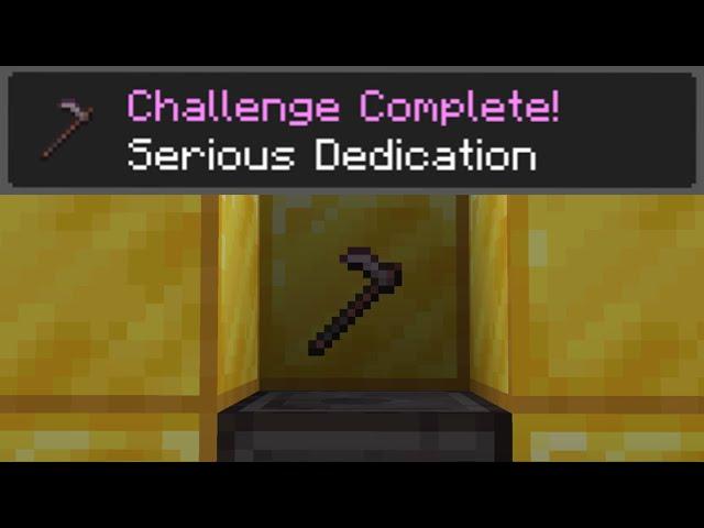 Netherite Hoe in 12 seconds! | Serious Dedication TAS glitchless