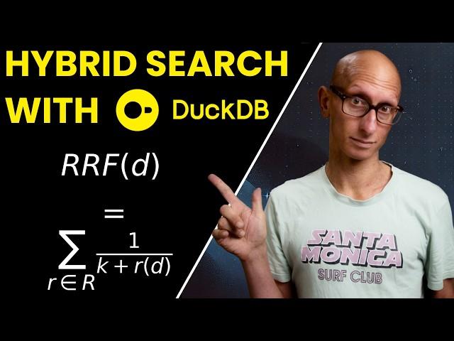 Hybrid Search for RAG in DuckDB (Reciprocal Rank Fusion)