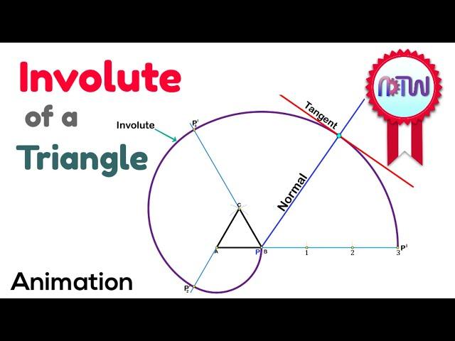 How to draw an Involute of a Triangle