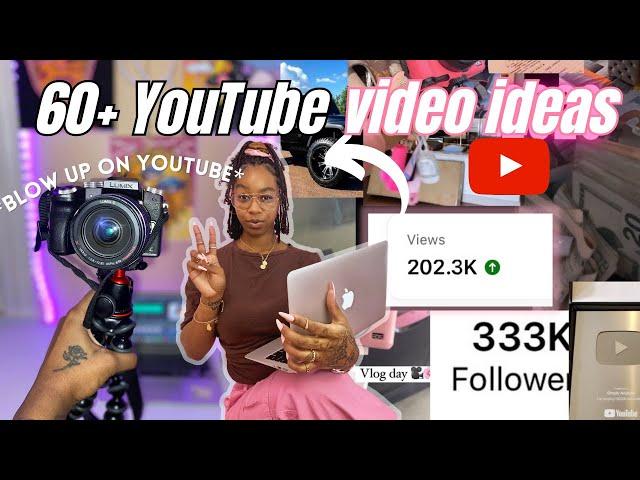 60+ YouTube Video Ideas To Grow Your Channel ! How To Grow Your YouTube Channel in 2023