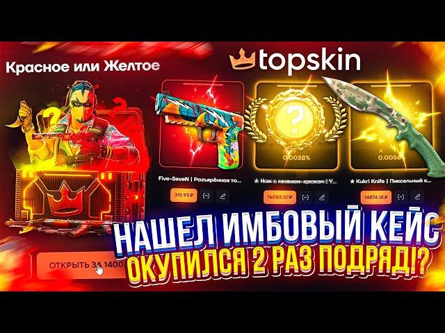 ПОЙМАЛ ЖИРНЫЙ ЗАНОС с НОВОГО КЕЙСА на TOPSKIN и ОКУПИЛСЯ!?