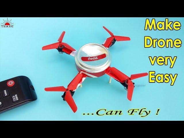 How to make a Remote Control Helicopter Drone at Home | 100% fly