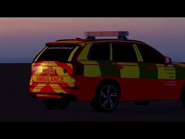 London's Air Ambulance New Volvo XC90 Showcase